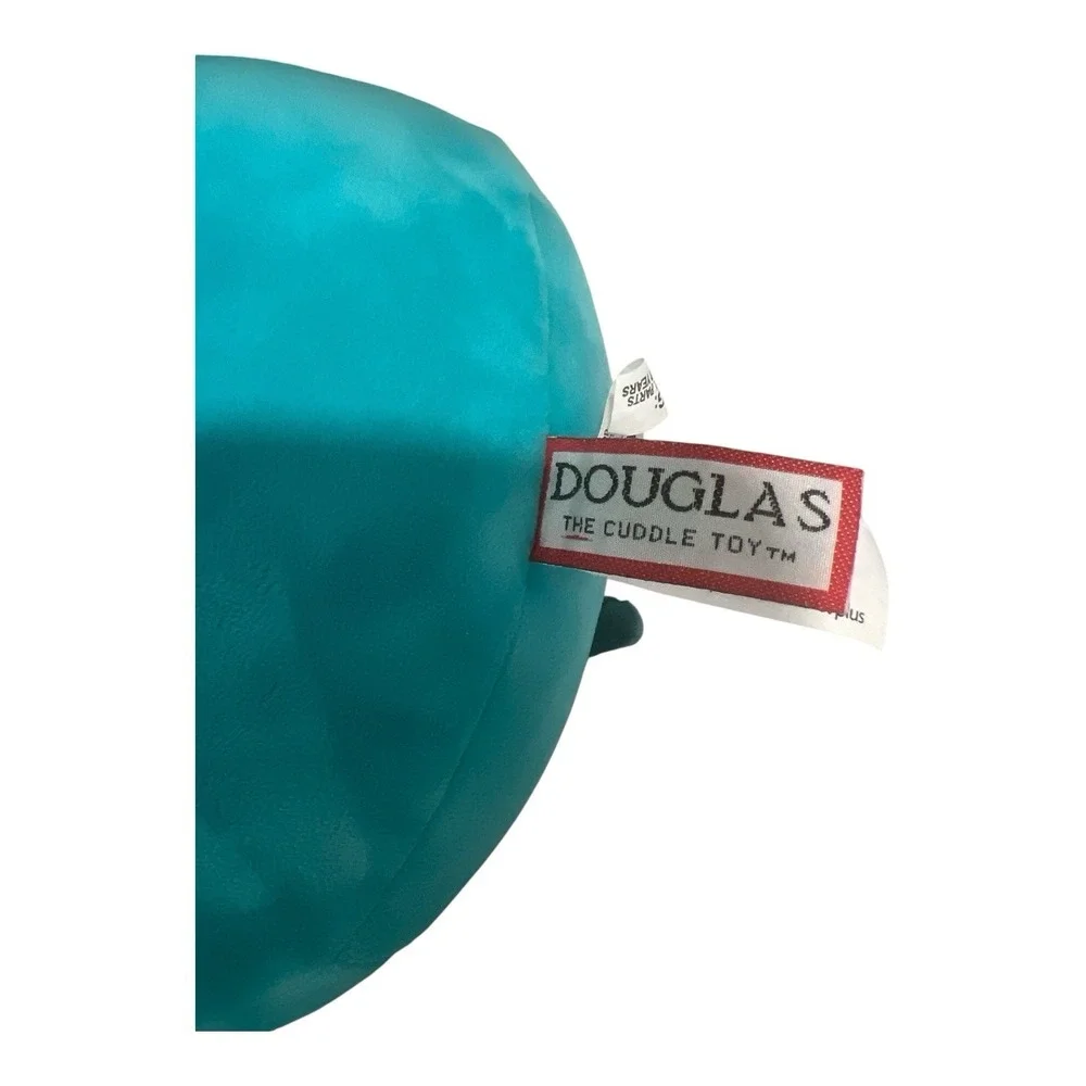 Douglas Cuddle Toys Peacock Plush Teal Sequin Stuffed Animal 12